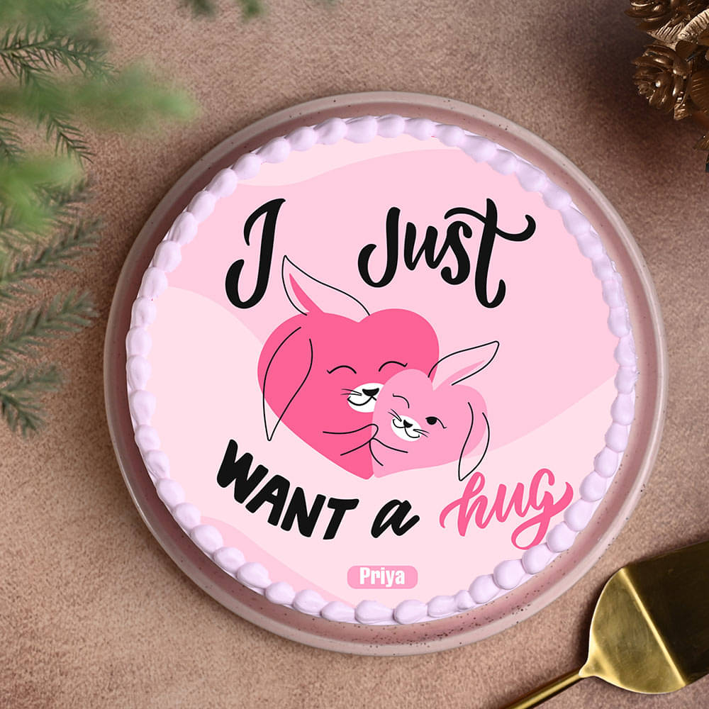 Just Want A Hug Cake
