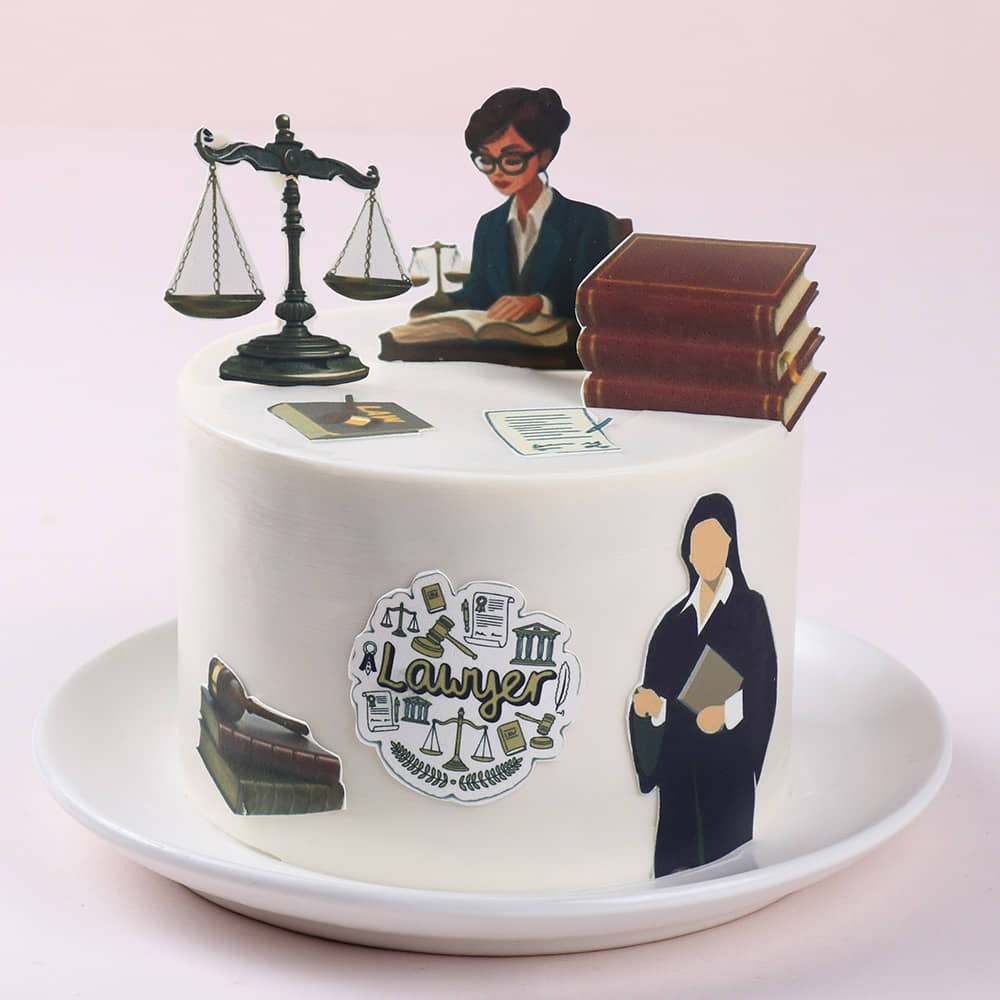 Justice Served Lawyer Cake