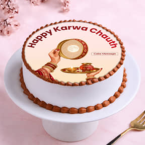Karwa Chauth Celebration Cake