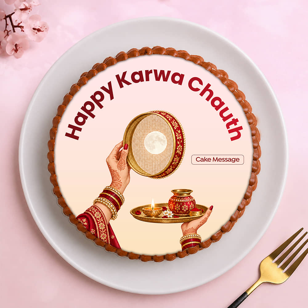Karwa Chauth Celebration Cake