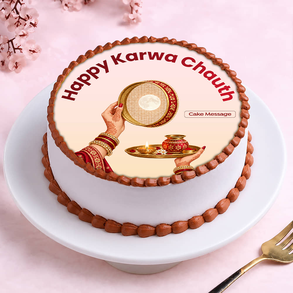 Karwa Chauth Celebration Cake