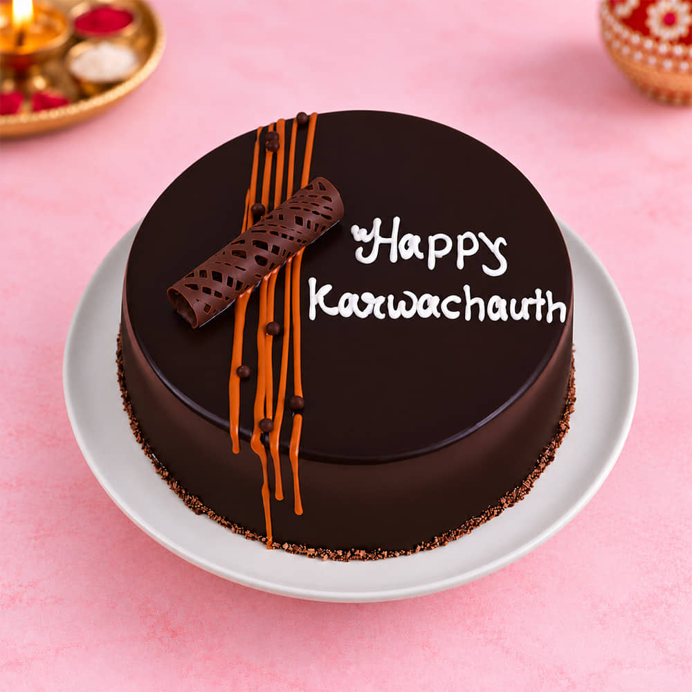 Karwa Chauth Choco Truffle Cake