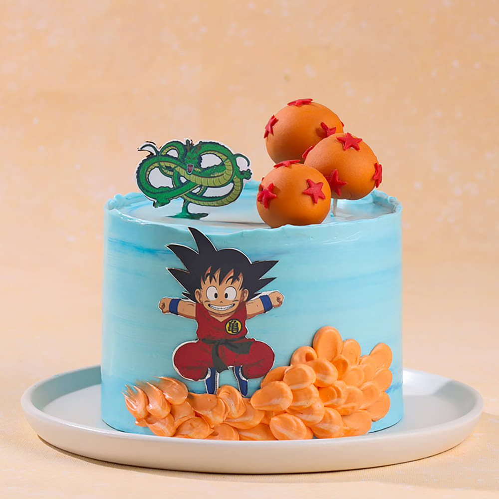 Kid Goku Dragon Ball Cake
