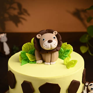 Zoomed View of Jungle Cake Online