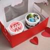 Kiss You Red Velvet Photo Cupcakes