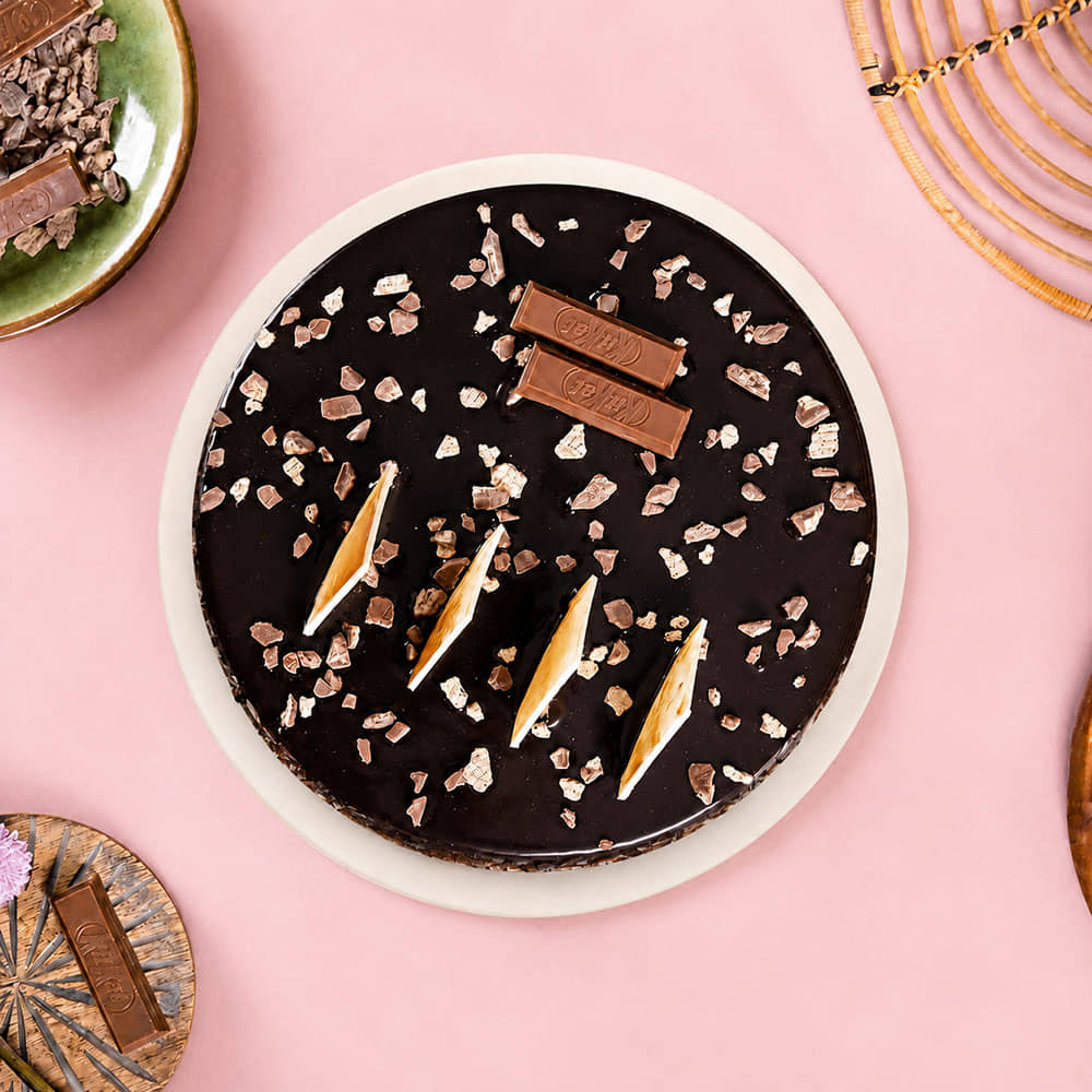 Choco Truffle Cake made With KitKat