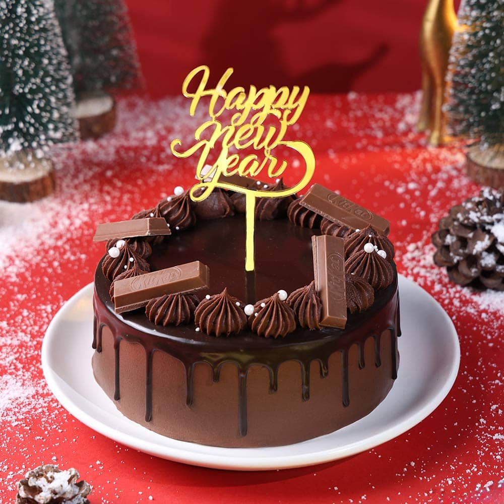 Kitkat Chocolate New Year Cake Kitkat Chocolate New Year Cake