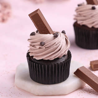Choco Cupcake Made With KitKat
