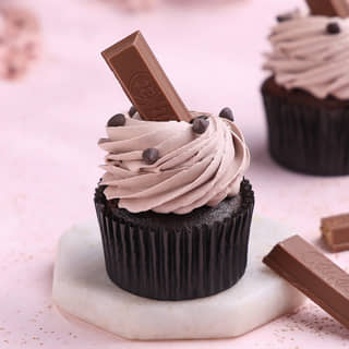 Choco Cupcake Made With KitKat