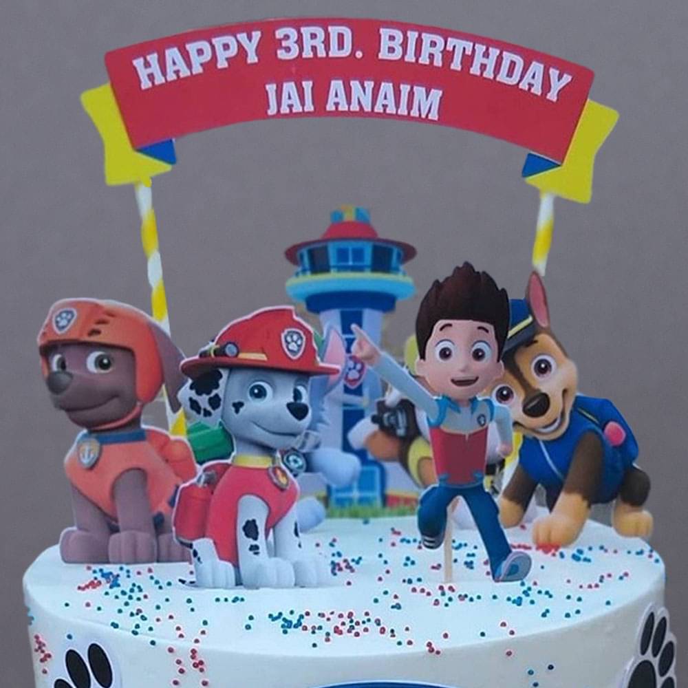 Paw Patrol Familia Theme Cake