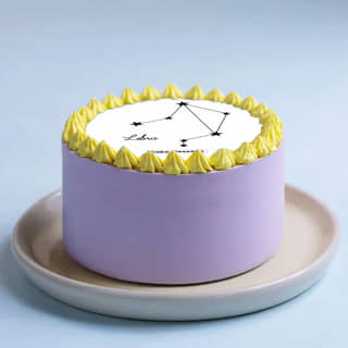 Front View of Libra Zodiac Bento Cake Front View of Libra Zodiac Bento Cake