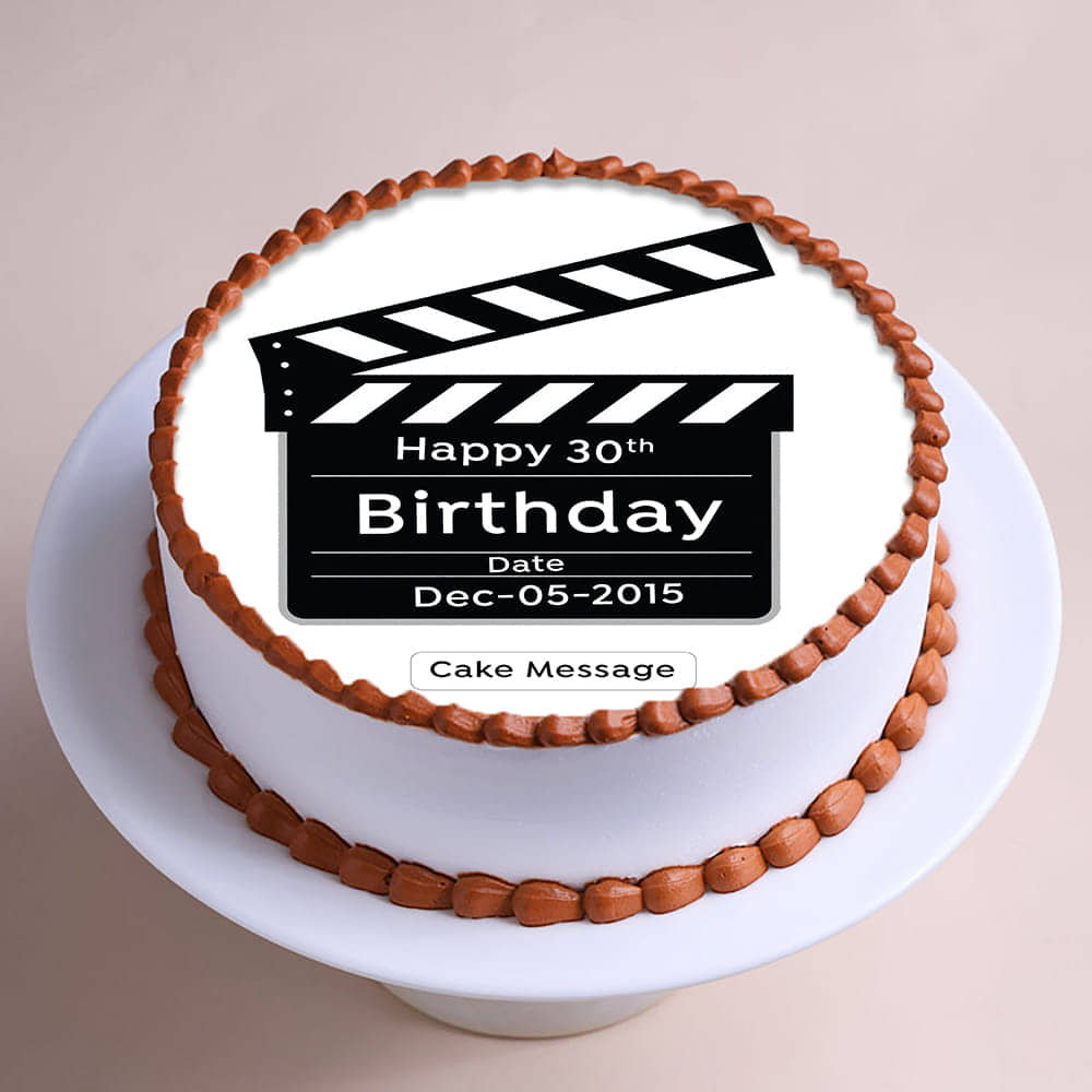 Lights Camera Birthday Cake Lights Camera Birthday Cake