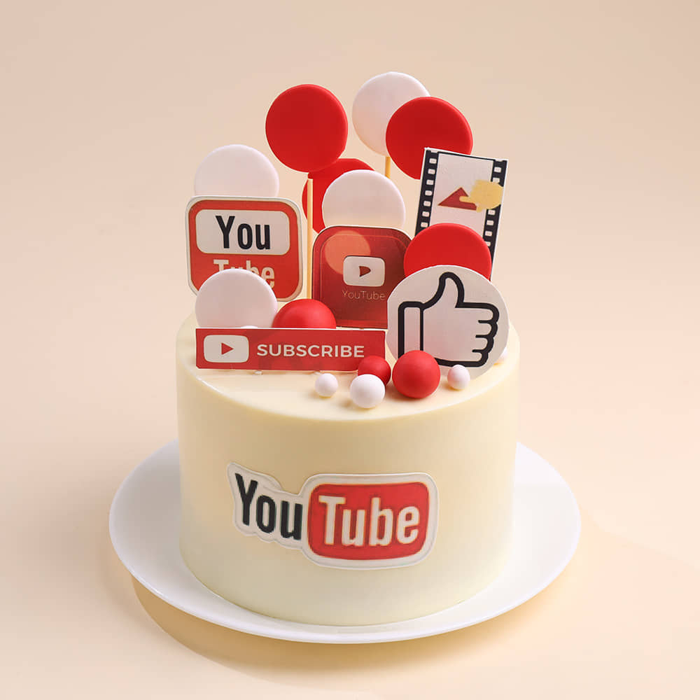 Like N Subscribe Youtube Cake