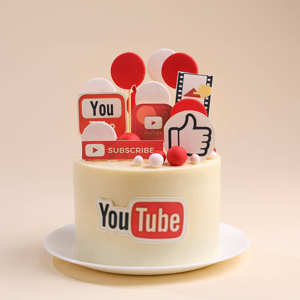 Like N Subscribe Youtube Cake