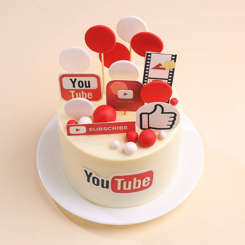 Like N Subscribe Youtube Cake