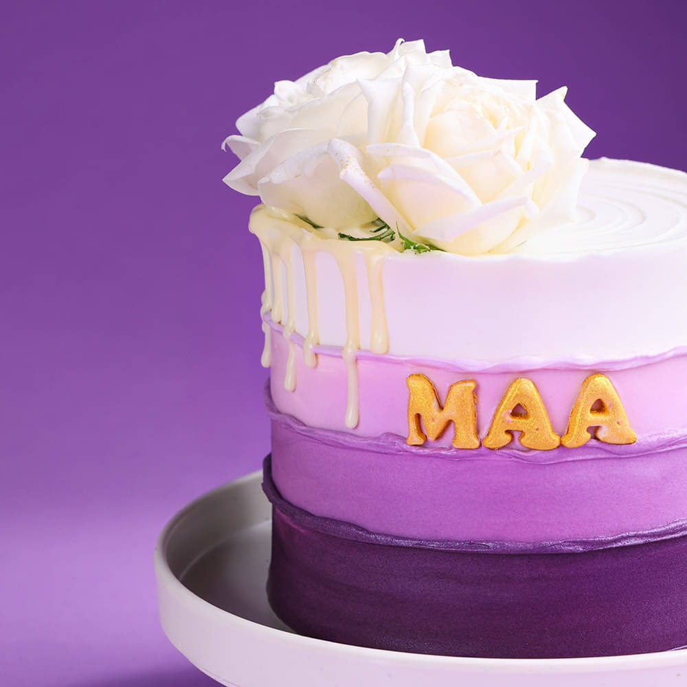 Order Rose Topped Mothers Day Cake for Mom