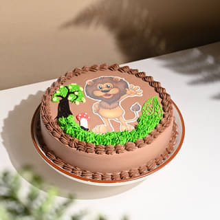 Order Lion Safari Theme Cake Online