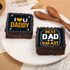 Fathers Day Galactic Choco Brownie Duo