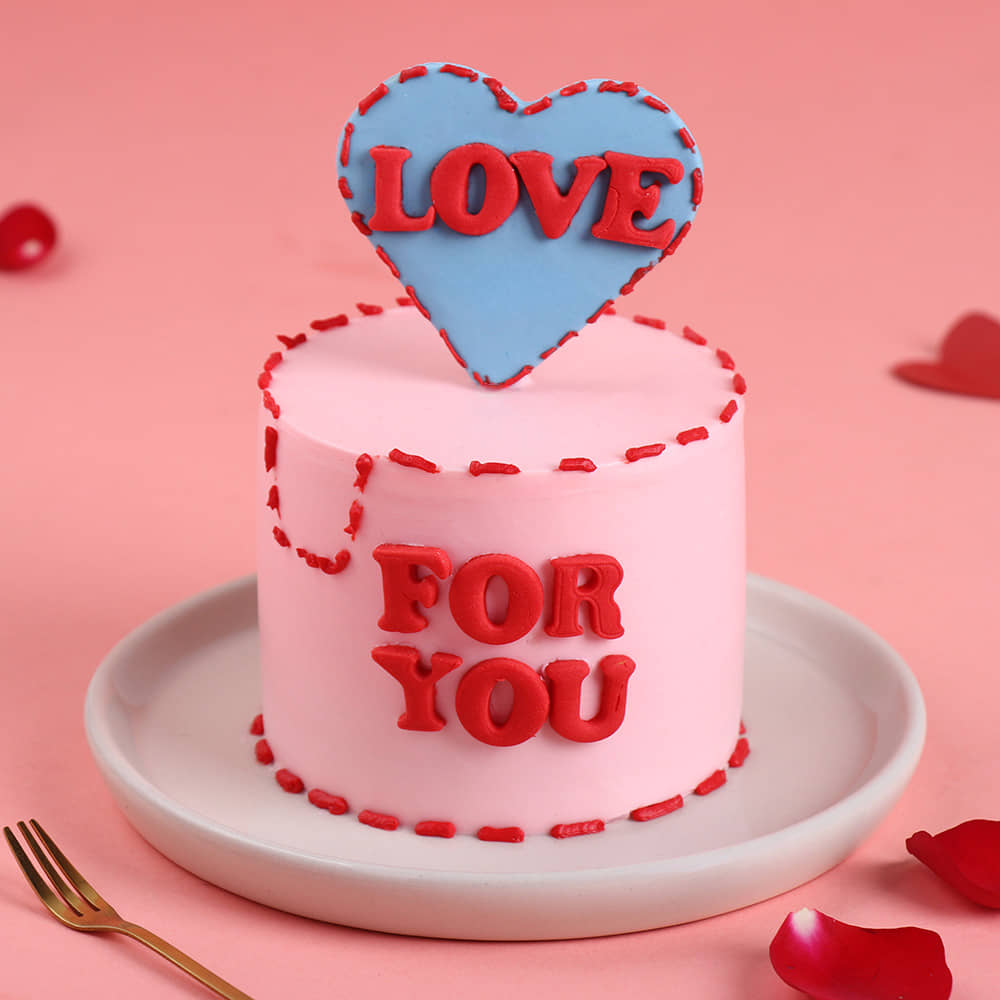Love For You Heart Cake Love For You Heart Cake