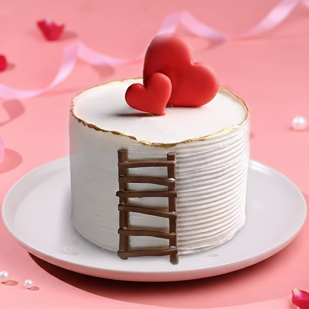 Love Ladder Chocolate Valentine Cake Love Ladder Chocolate Valentine Cake