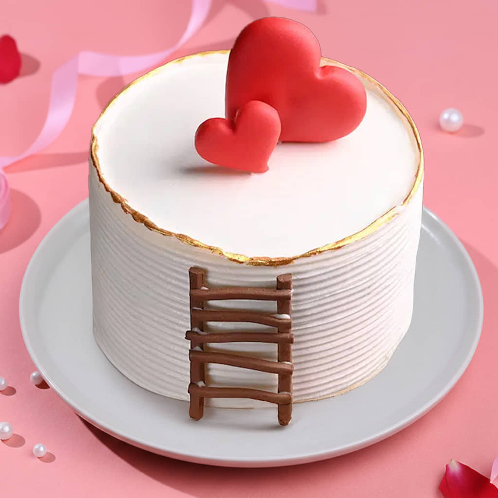 Love Ladder Chocolate Valentine Cake