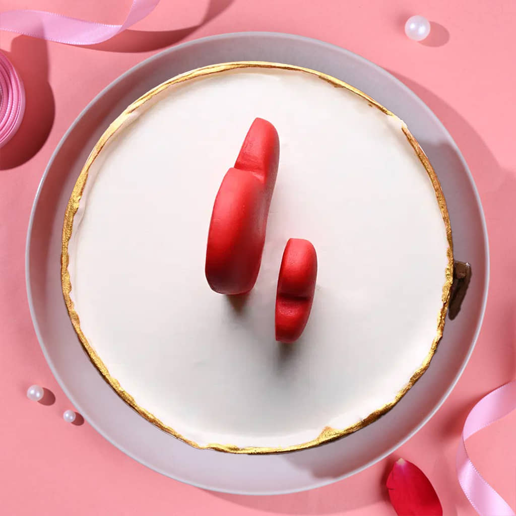 Love Ladder Chocolate Valentine Cake