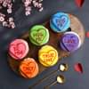 Love Notes Four Heart Cupcakes