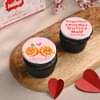 Love Valentines Choco Cupcake Duo