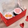 Love Valentines Choco Cupcake Duo