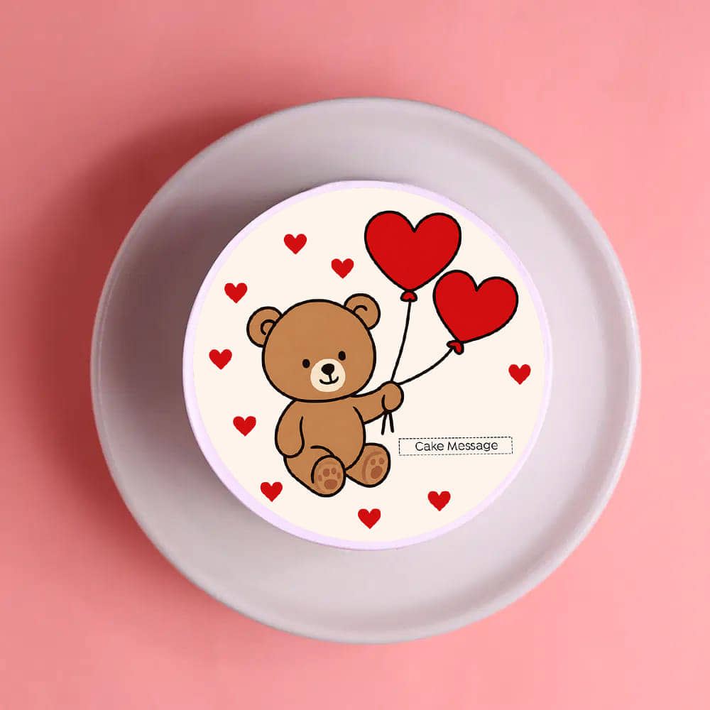 Love You Beary Much Bento Cake