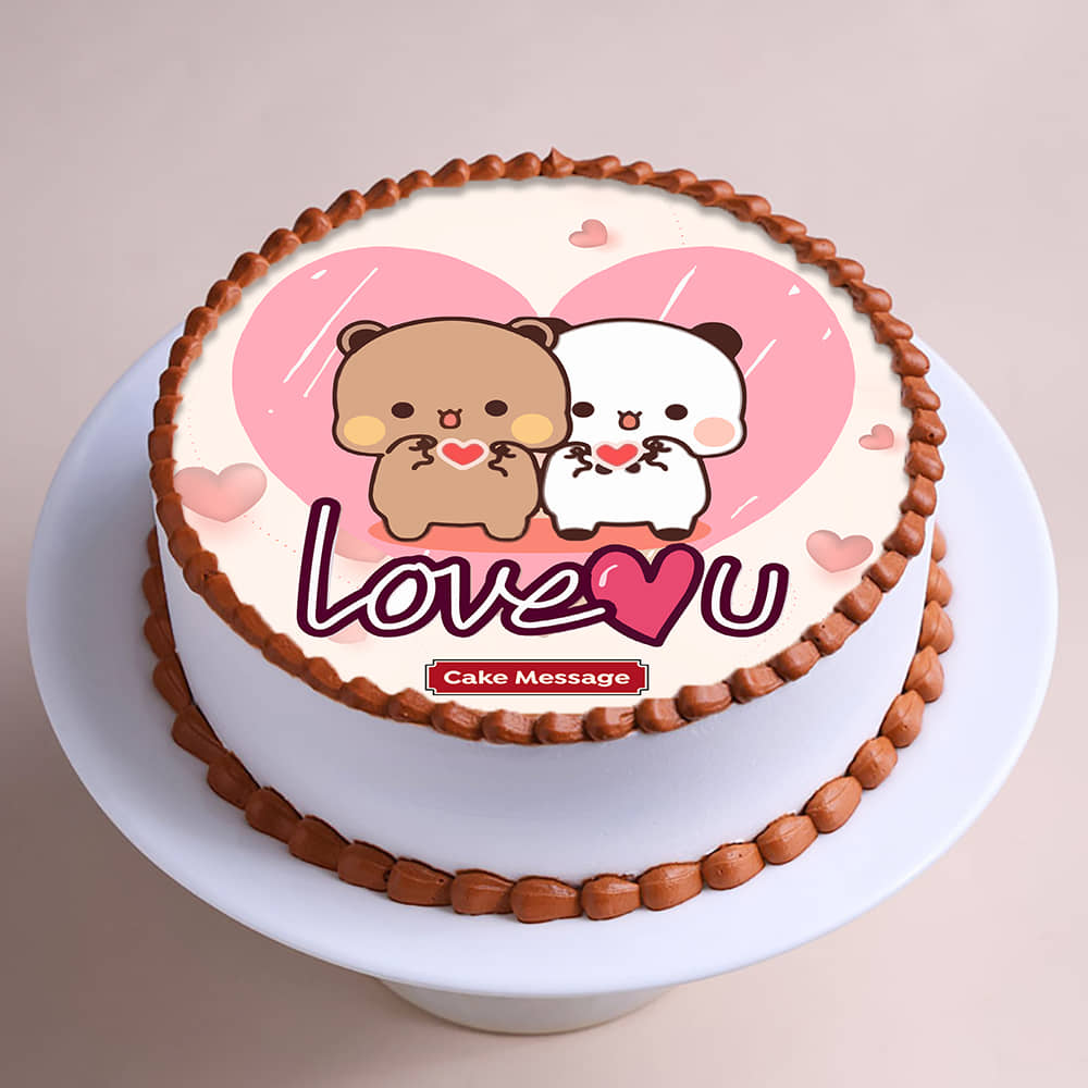 Love You Bubu Dudu Cake Love You Bubu Dudu Cake