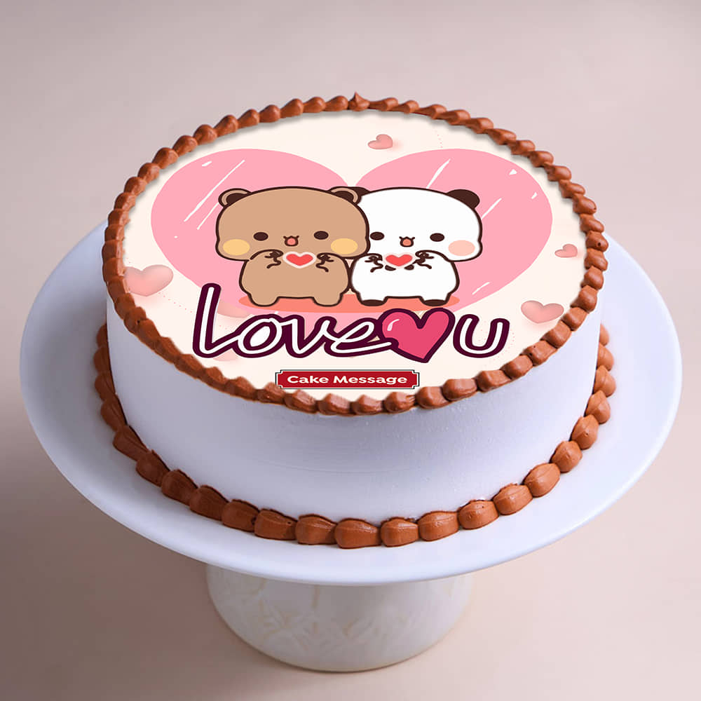 Love You Bubu Dudu Cake