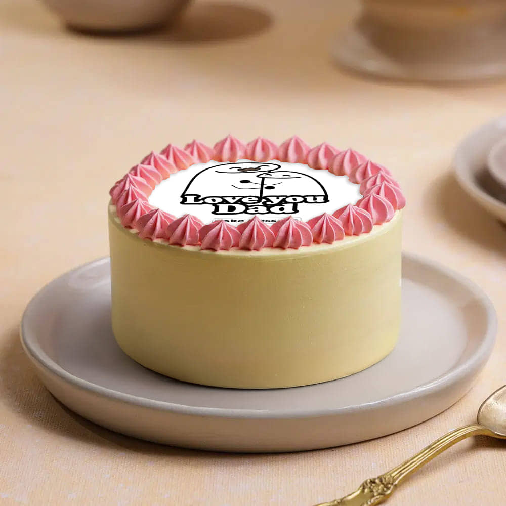 Love You Dad Bento Cake