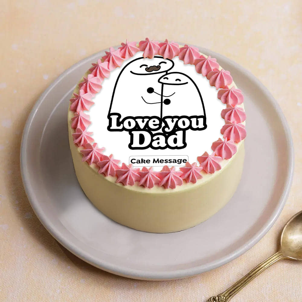 Love You Dad Bento Cake