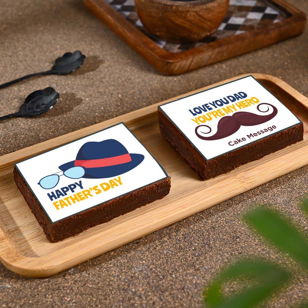 Love You Dad Fathers Day Brownies
