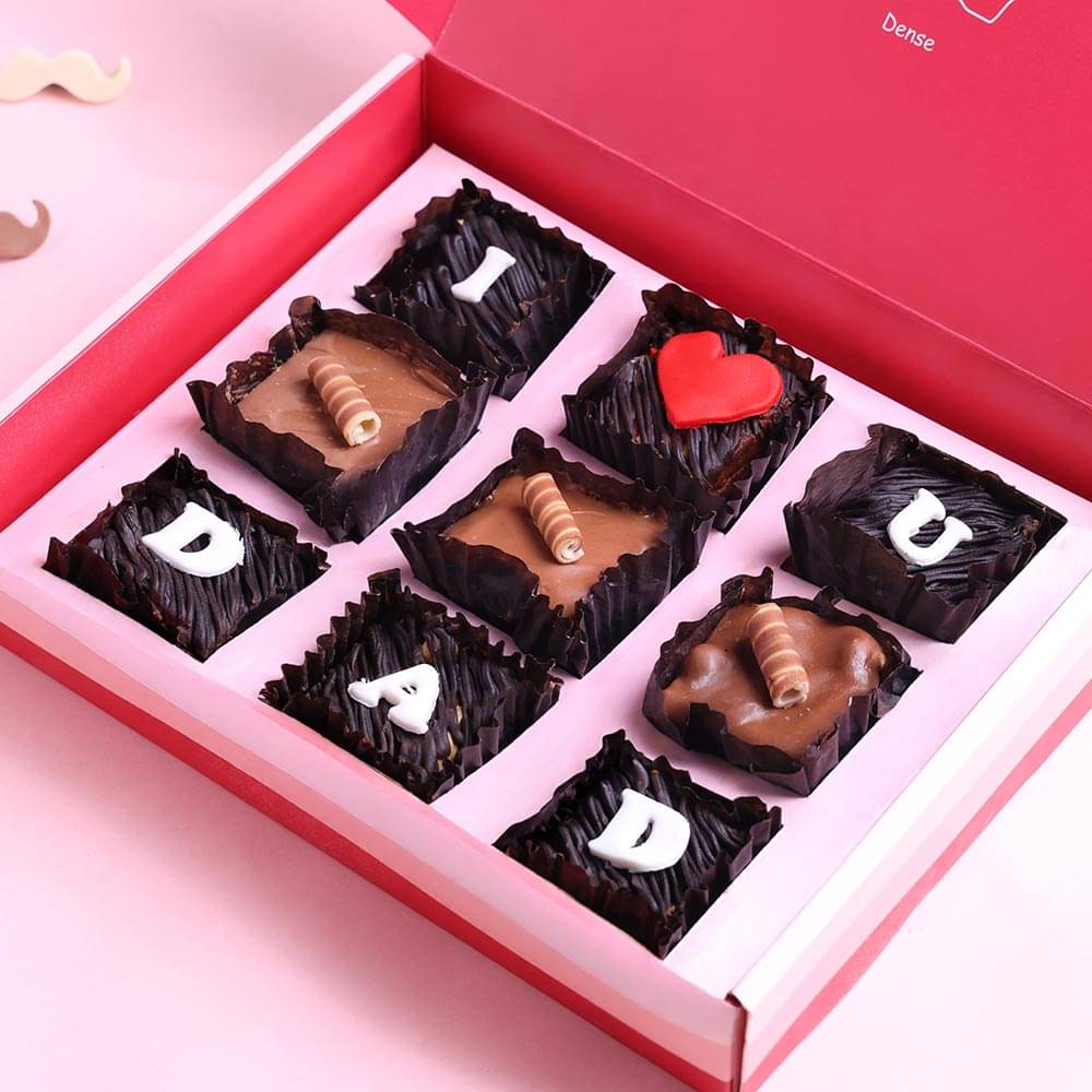 Love You Dad Nutella Hazelnut Brownies