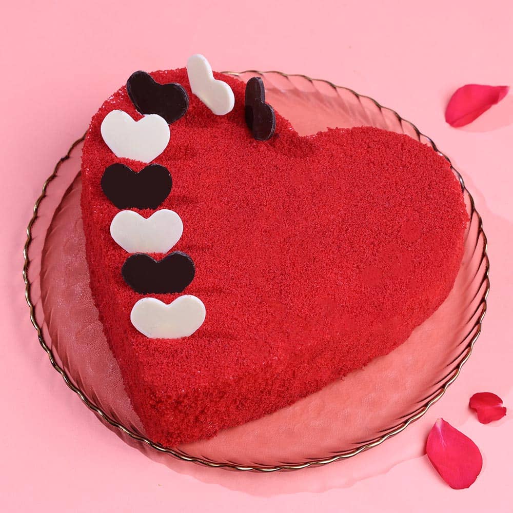 Love You More Red Velvet Cake