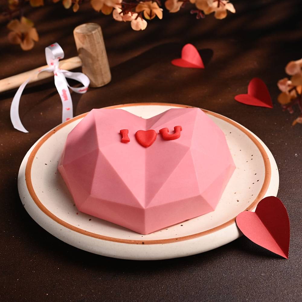 Love You Pineapple Pinata Cake