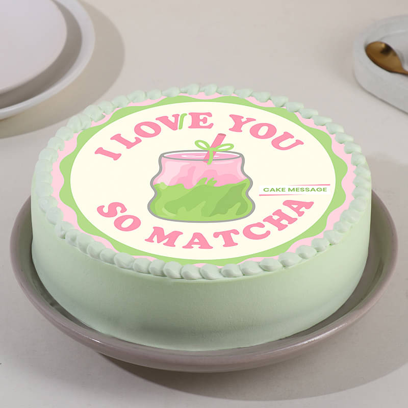 Love You So Matcha Cake