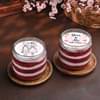 Loving Couple Red Velvet Jar Cake Duo