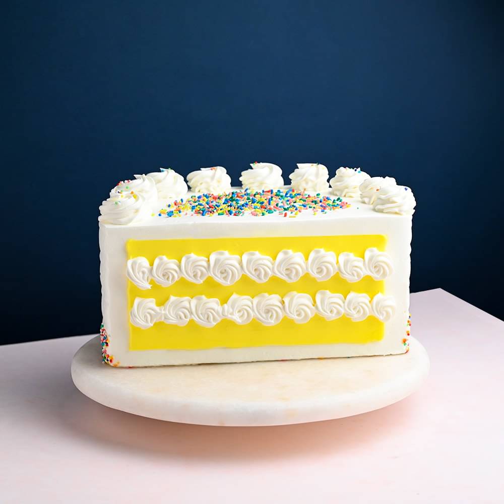 Luscious creamy Half Cake