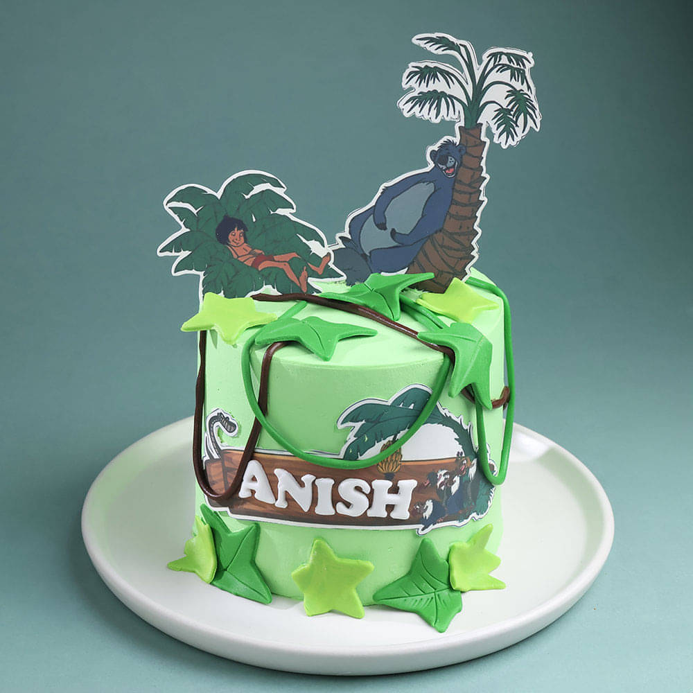 Magical Jungle Book Theme Cake