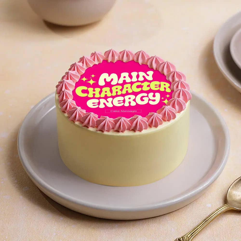 Main Character Energy Bento Cake