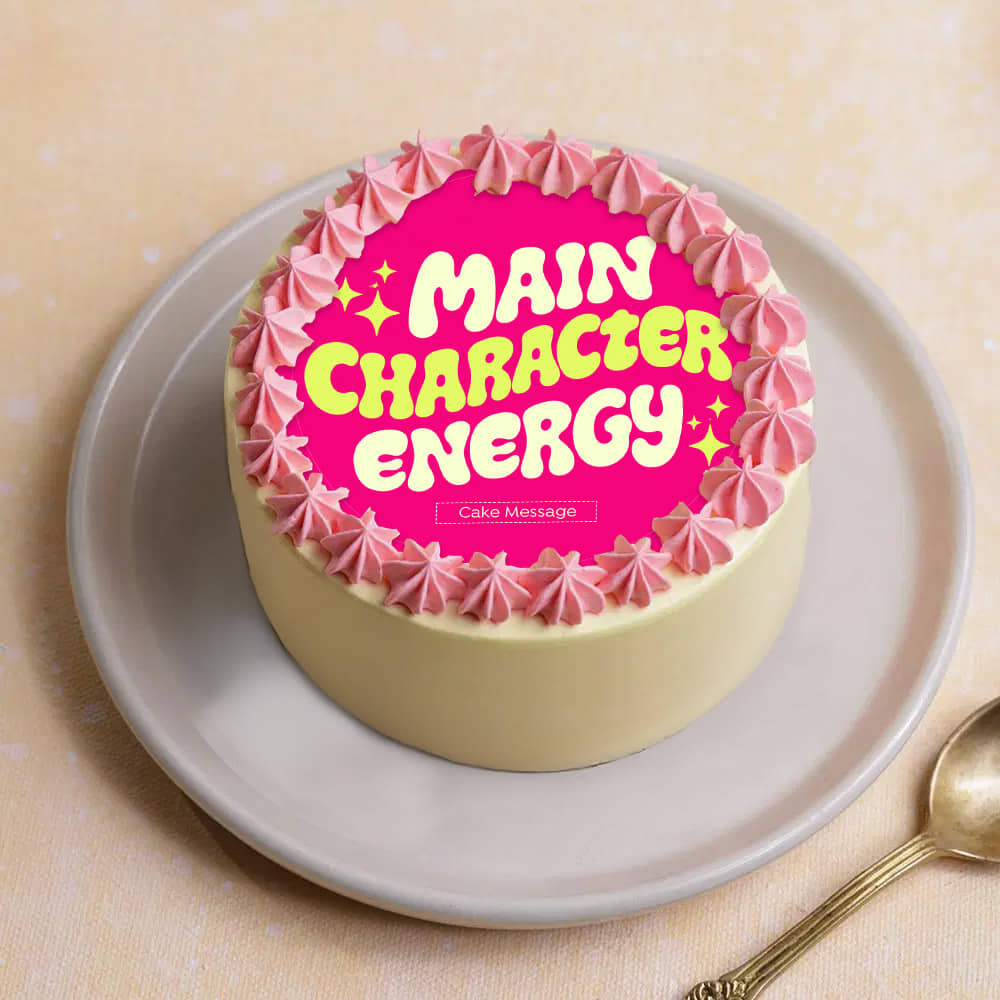 Main Character Energy Bento Cake