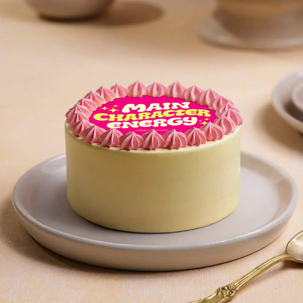 Main Character Energy Bento Cake