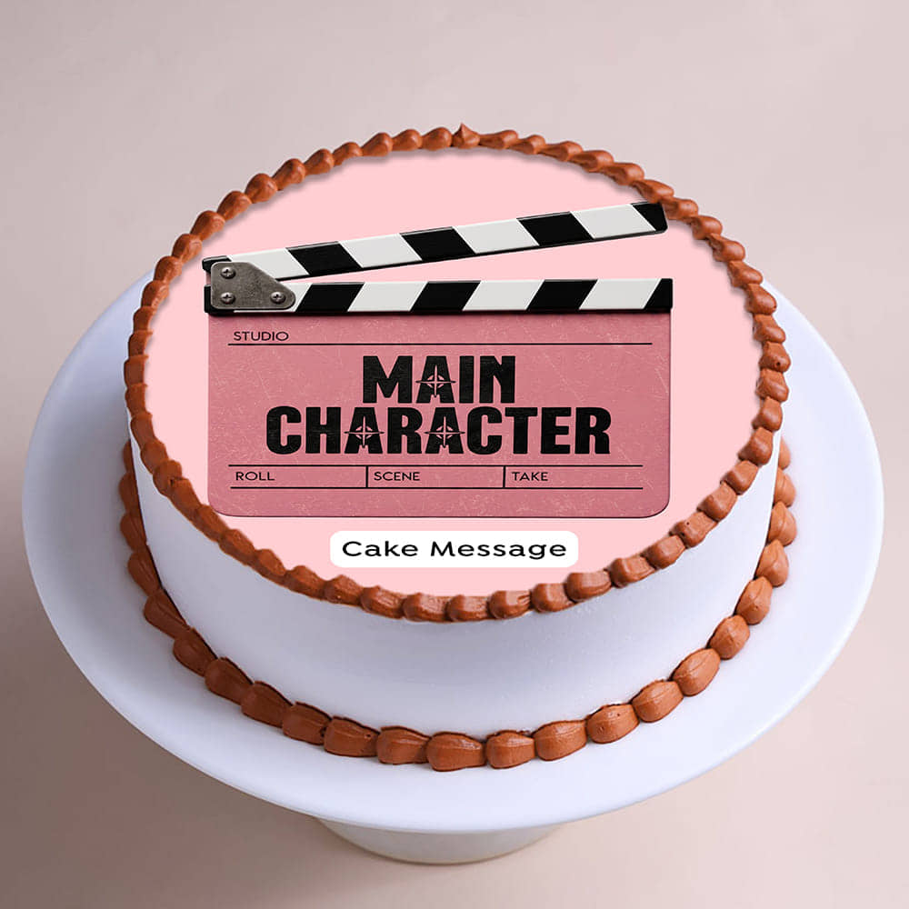 Main Character Energy Cake