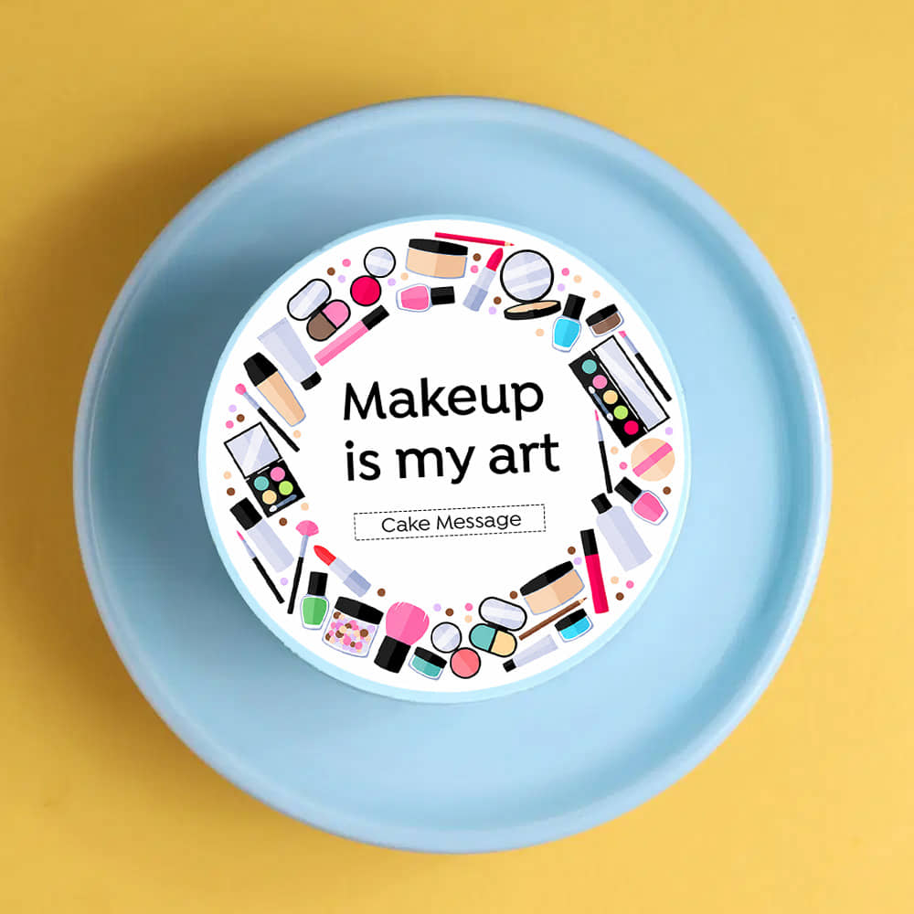 Makeup Artist Bento Cake