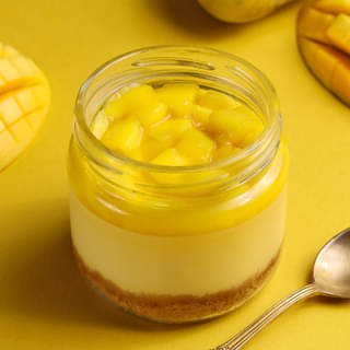 Mango Cheesecake Jar