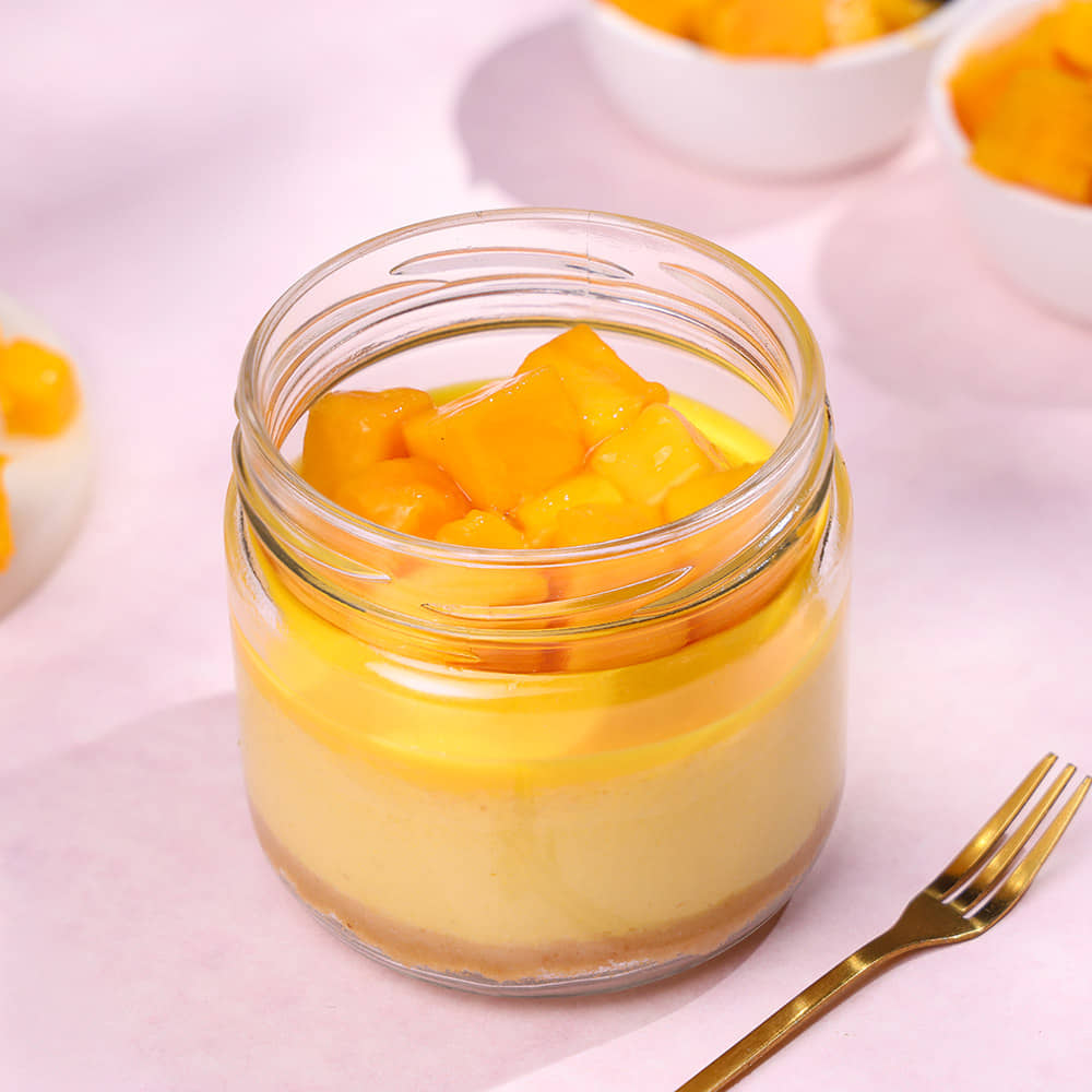 Mango Cheesecake Jar