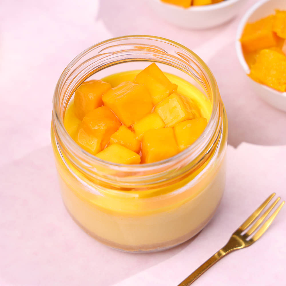 Mango Cheesecake Jar
